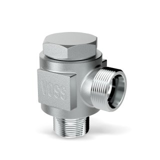 Schwenkverschraubung, ex.Drchfl.-kanal, WH, OMD, Weichdichtung, Schwere-BR