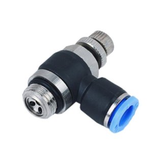 Push In Fitting, Winkel-Drosselrückschlagventile, G 1/8 Zoll, GRLASQS