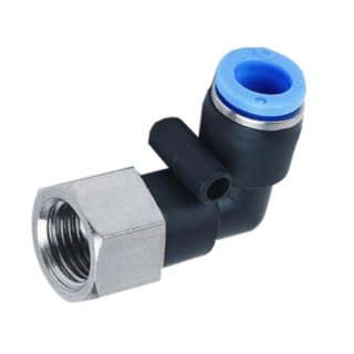 Push In Fitting,L-Steckverschraubungen,zylindrisch IG,G 1/4 Zoll,SQSLF