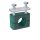 Komplettschelle, 428PPDPAS, Standard-BR, gerippt, PP, 28 mm, BG 4