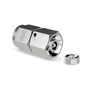Manometerverschraubung, Einsteckausführung, MAVE06LRVIT, 06L, IG G 1/4 Zoll, DKO