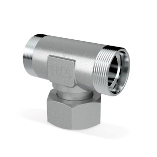 Einstellbare T-Verschraubung, EVT12LOMD, 12L