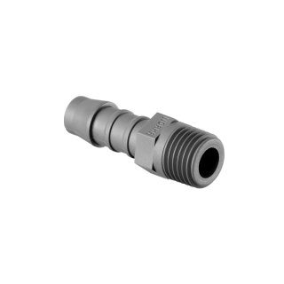 Gerade Einschraubstutzen, GES, R 3/4 Zoll, ID Schlauch 19 mm, PA, anthrazit