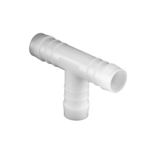 T-Schlauchverbindungsstutzen, TS, ID Schlauch 19 mm, Acetalcopolymerisat