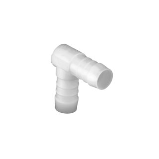 Winkel-Schlauchverbindungsstutzen, WS, ID Schlauch 10 mm, Acetalcopolymerisat