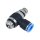 Winkel-Drosselrückschlagventil, GRLASQS388G, G 3/8 Zoll, 8 mm, PA, mit OR