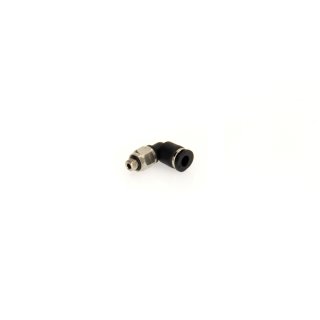 L-Steckverschraubung kurz, SQSMLM54, M5, 4 mm, Mini- Baureihe, mit O-Ring