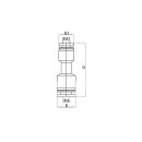 GE-Steckverbinder, reduzierend, SQSG86R, 8 mm, 6 mm