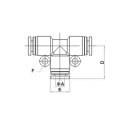 T-Steckverbinder, SQST6, 6 mm