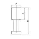 Pneumatik Verschlussstopfen, SQSC8H, 8 mm, PBT