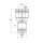 Y-Steckverbinder, reduzierend, SQSYR64R, 6 mm, 4 mm