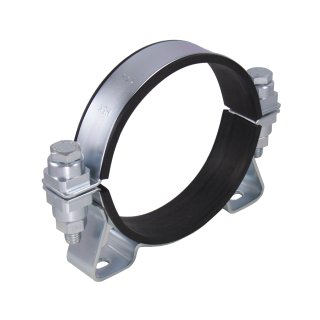 Halterungsschelle mit Konsole, HSK 3021 140 2-tlg. W1, BB 30 mm, Rohr-AD 140 mm