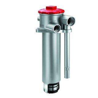 Rücklauf-Saugfilter, E084-77, IG 1 Zoll, IG 3/4 Zoll, 200 µm, QN 80 l/min.