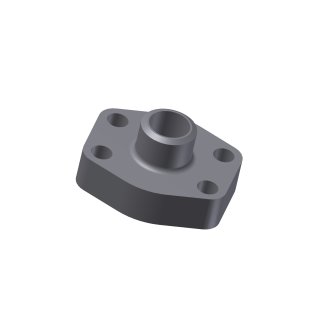 SAE-90° Anschweißflansch metr., AFS 108 SRE 60 M, SAE 2 Zoll, 60,3 x 5,6 mm