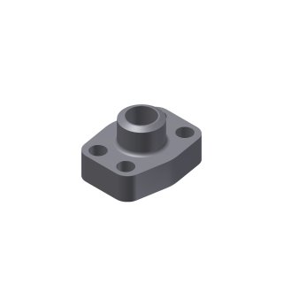 SAE Anschweißflansch, AFS-405 ST, SAE 1 1/2 Zoll, 48,6 x 5,3 mm