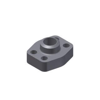 SAE Anschweißflansch, AFS-110STRE76,1M, SAE 2 1/2 Zoll, 76,1 x 3,6 mm