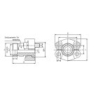 SAE AG Adapter 24°, SFCE-3002/S20., 20S, 3/4 Zoll
