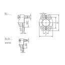 Blindstopfen, BL-6002FH-M, SAE BG 3/4 Zoll, inkl. metr....