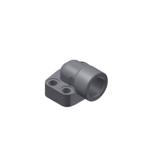 SAE-90° Einschraubflansch BSPP-Gewinde, AFS-404 90 GM, 1 1/4 Zoll, G 1 1/4 Zoll