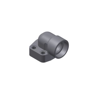 SAE-90° Einschweißflansch, AFS 102/90 S, SAE 1 Zoll, 34 mm