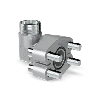 SAE-90° Flansch-Adapter 24°, WFG-3004/S38MM, 38S, SAE 1 1/4 Zoll