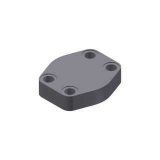 SAE Verschlussflansch, AFC-405M, SAE 1 1/2 Zoll