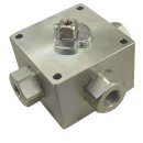 4-Wege-Kugelhahn mit X-Bohrung, 4KH-R1-25-21230-X, G1...