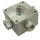 4-Wege-Kugelhahn mit X-Bohrung, 4 KH R 3/4-20-21230-X, G 3/4 Zoll, DN20