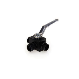 3-Wege-Kugelhahn mit L-Bohrung, BK 3-18 L 13-11230-L, 18L, DN13