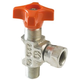 Absperrventil, FT 291, 90° / IG / Aussengewinde, 1/4 Zoll, 400 bar