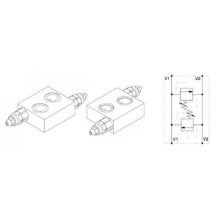 Druckbegrenzungsventil, VLP40DFMSHVC02A, G 1/2 Zoll, 40 bar 250 bar, 180 l/min