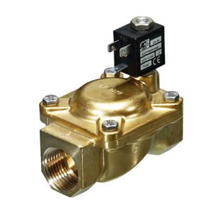 2/2-Wege-Magnetventil-indirektg., E107D12, G 1/2 Zoll, NW 12, 15 bar/15 bar