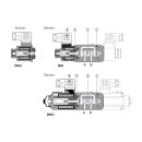 4/2-Wegeschiebermagnetventil NG06, DHI-0 75 1/2-X 24 V...