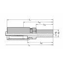 Pressnippel DN04 RS 6, Rohrstutzen blank