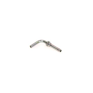 Pressnippel, DN06 BEL 6mm, Rohrstutzen RSL blank 90°