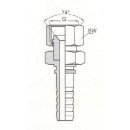 Pressnippel, DN16 DKJ 7/8-14, SW27 , Dichtkegel...