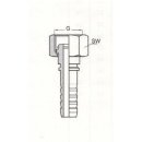 Pressnippel, DN25 DKOS 30 M42 x 2, SW50, DKO 24°, metr.