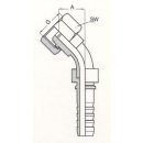 Pressnippel, DN16 DKOS 20 M30 x 2, SW36 45°, DKO...