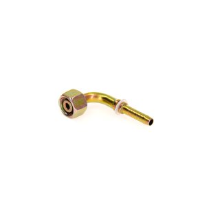 Pressnippel, DN08 DKOL 12 M18 x 1.5, SW22 90°, DKO 24°, metr.