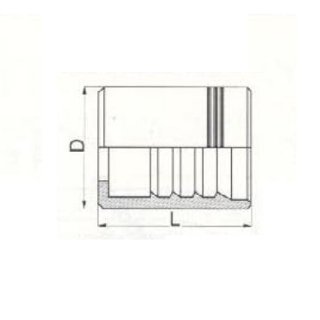 Pressfassung, DN50 PF 3