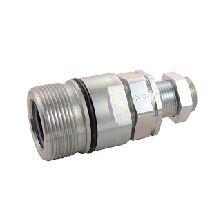 Schott-Schraub-Kupplungsmuffe , Schneidringanschluss, BG 4, 12L, Serie HS