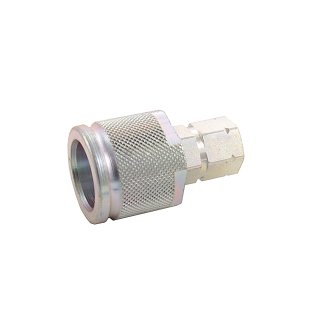 Schraub-Kupplungsstecker mit IG DIN 3852, BG 1, 1/4 Zoll, Serie HS