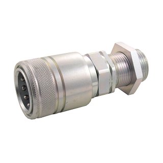 Schott-Steck-Kupplungsmuffe , Schneidringanschluss, BG 4, 22L, Serie HP