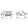 Steck-Kupplungsmuffe flachdichtend mit IG DIN 3852, BG 4, 3/4 Zoll, Serie FH