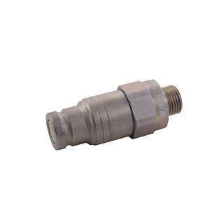 Steck-Kupplungsstecker flachdichtend , Schneidringanschluss, BG 2, 10L, FH