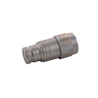 Steck-Kupplungsstecker flachdichtend mit IG DIN 3852, BG 2, 1/2 Zoll, FH