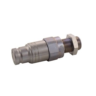 Schott-Steck-Kupplungsstecker flachdichtend , Schneidringanschluss, BG 2, 10L,FH