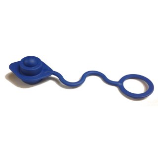 Kunststoff Staubschutz für Steck-Kupplungsstecker, KS Baugröße 3 blau