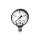 Rohrfeder-Glyzerinmanometer, P1450, NG 63, AL unten, G 1/4 Zoll, -1 / 5 bar