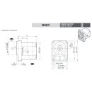 Zahnradpumpe, 2SPA22DB80C11T